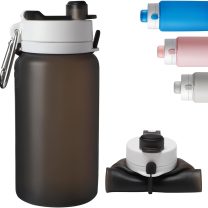 Opard Collapsible Water Bottles 19 Oz - BPA Free, Leak Proof, Foldable Silicone Collapse Bottle, Easy to Compact and Expandable, Travel Essentials Accessories